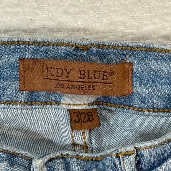 Judy Blue Americana Flare Light Jeans Size 3/26 Style #88695 Stars & Stripes - Picture 4 of 10
